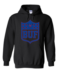 Buffalo Football Crest Hoodie