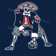 New England Football Skeleton